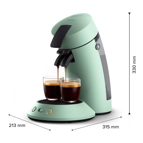 SENSEO Original Plus Machine à Café à Dosettes Vert Désert - CSA210/80