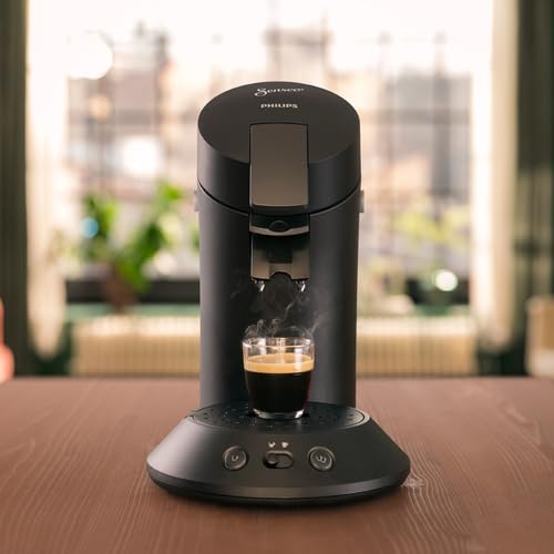 SENSEO Original Plus Cafetière à Dosette Noir Intense - Crema Plus CSA210/61
