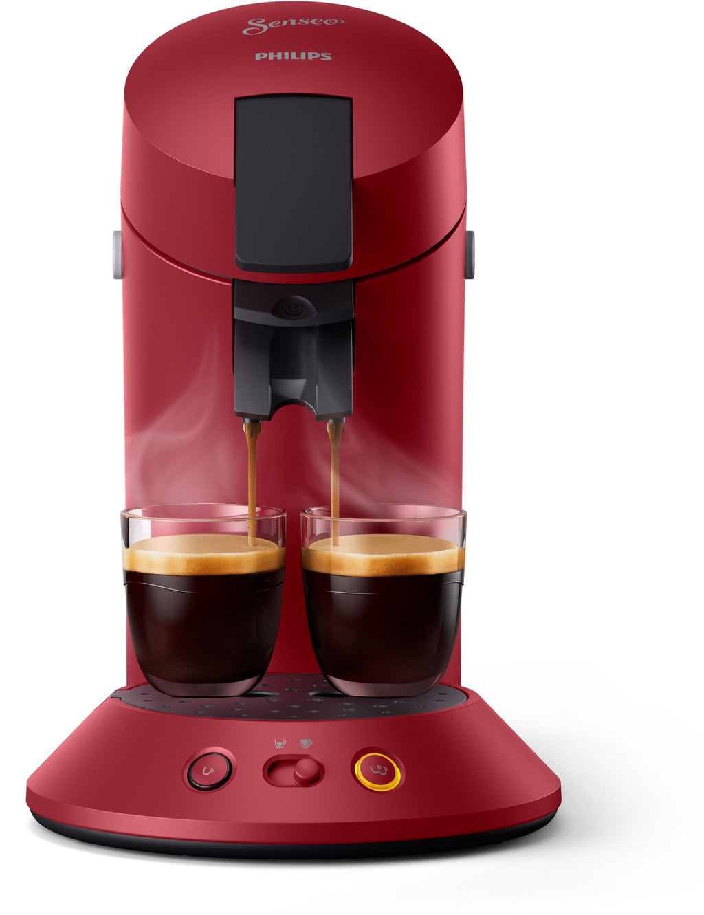 SENSEO Original Plus Machine à Café à Dosettes Rouge - CSA210/91