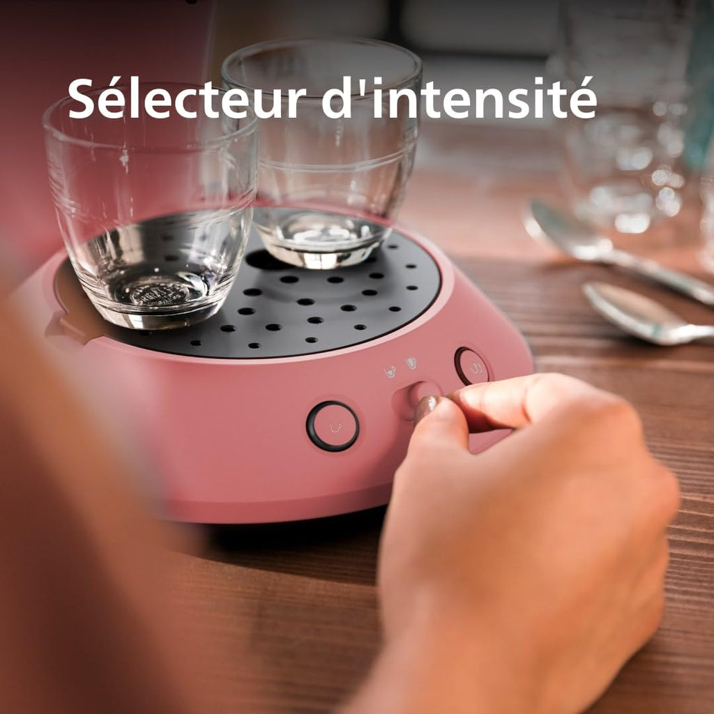 SENSEO Original Plus Machine à Café à Dosettes Rouge Tendre - CSA210/35