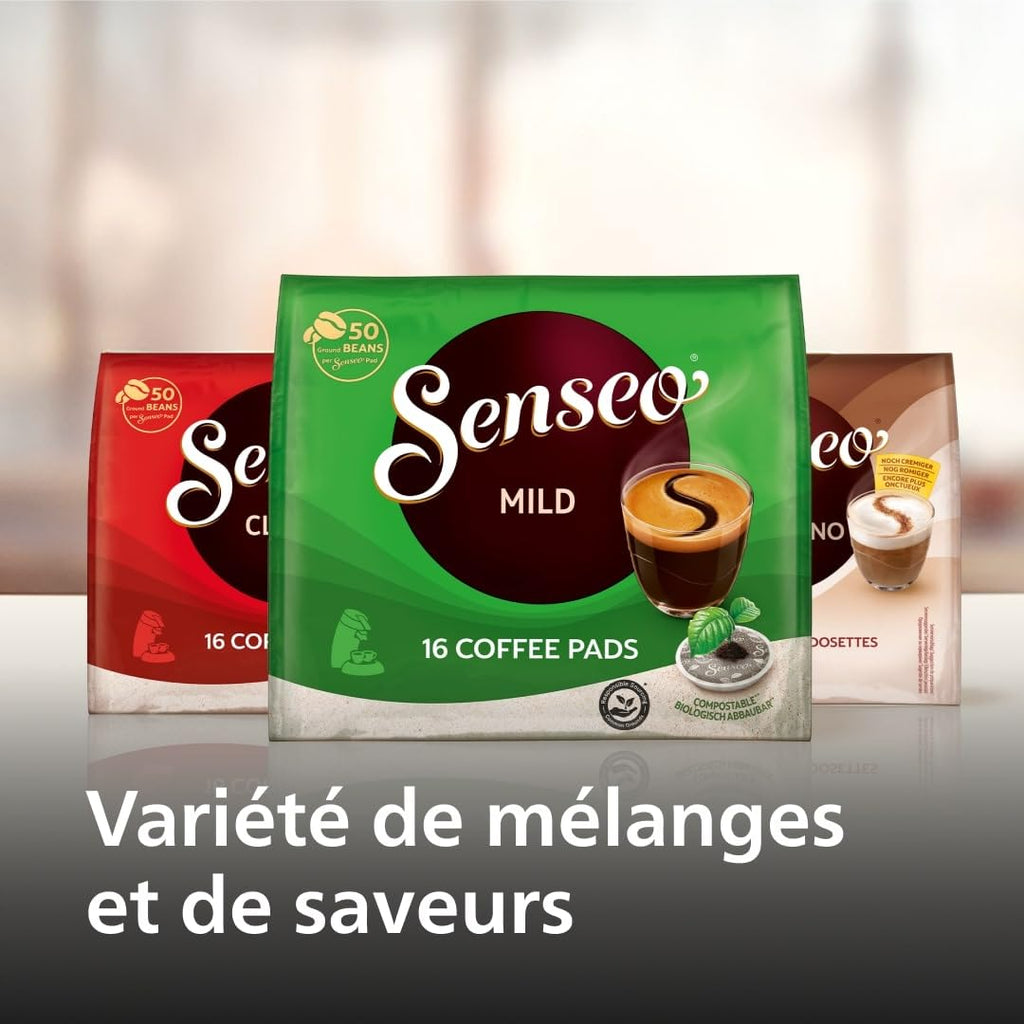 SENSEO Original Plus Machine à Café à Dosettes Rouge Tendre - CSA210/35