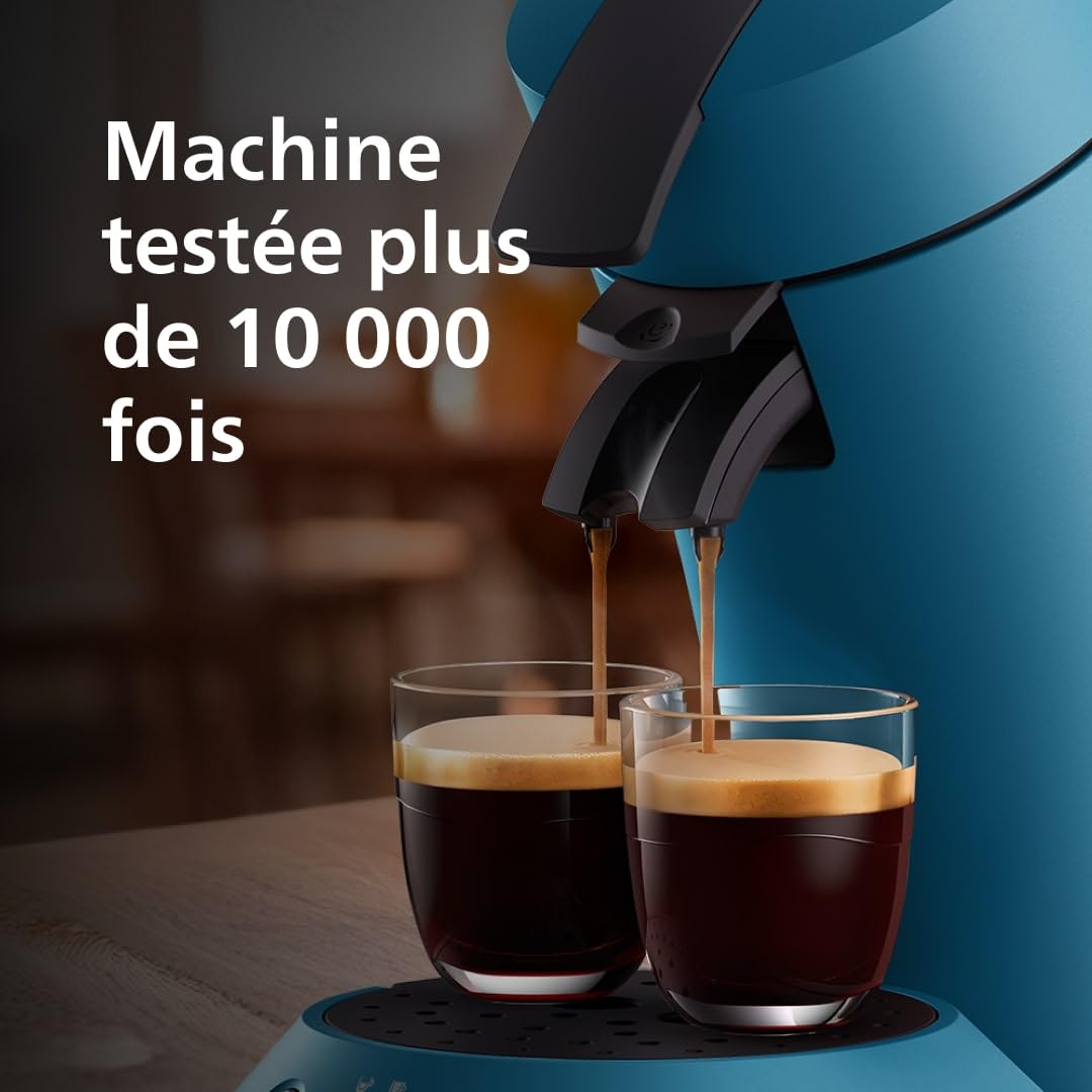 SENSEO Original Plus Machine à Café à Dosettes Bleu Paon - CSA210/00