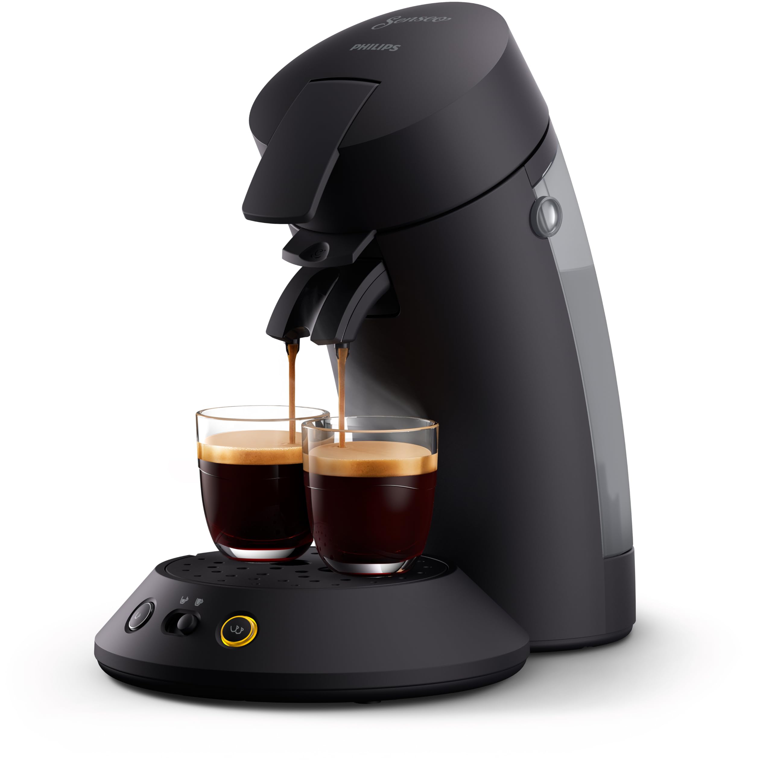 SENSEO Original Plus Cafetière à Dosette Noir Intense - Crema Plus CSA210/61