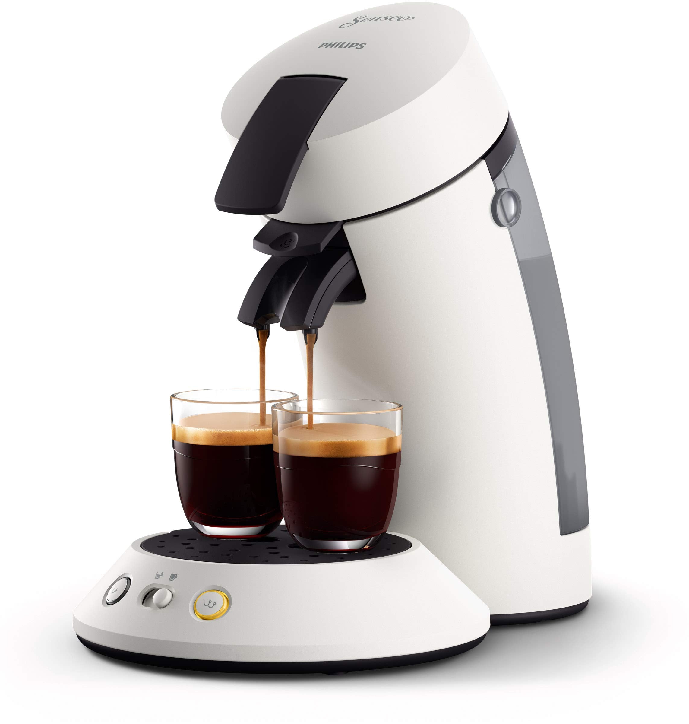 SENSEO Original Plus Machine à Café à Dosettes Blanche - CSA210/11