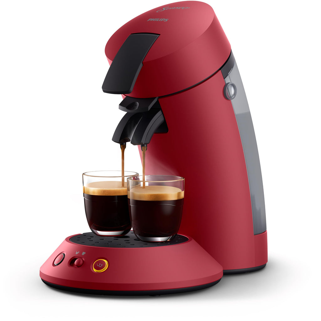SENSEO Original Plus Machine à Café à Dosettes Rouge - CSA210/91